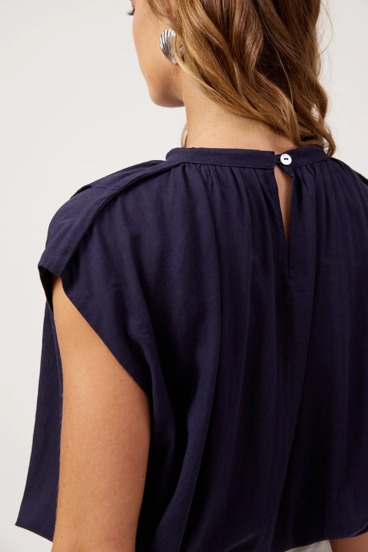 Haven Positano Top Navy
