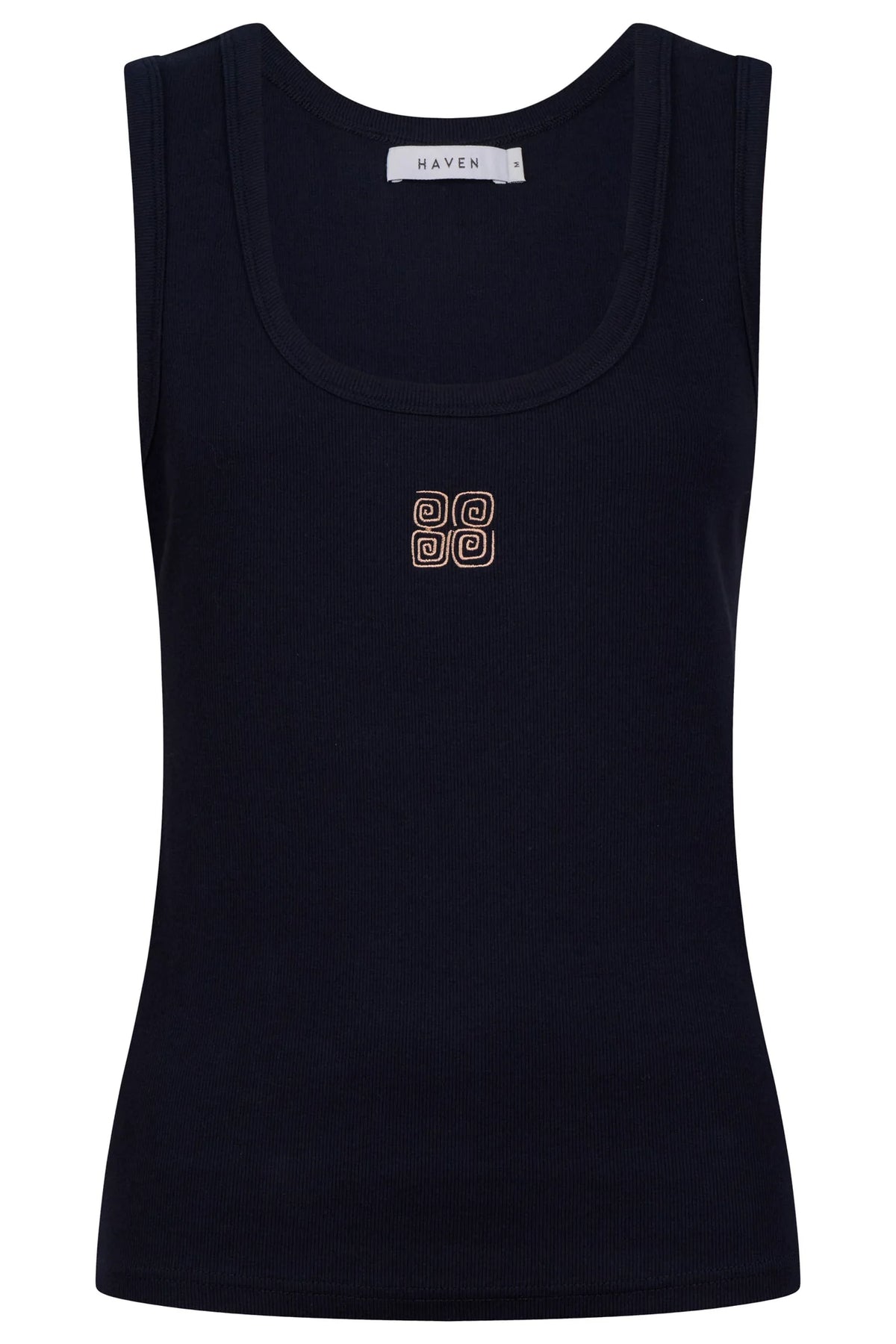 Haven Athens Embroidered Tank Navy