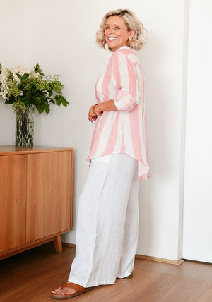 Soul Sparrow Dream Stripe Shirt Pink