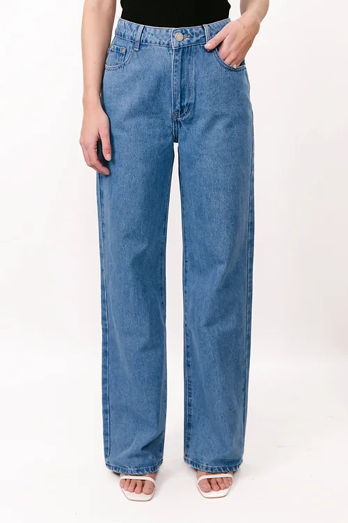 Coutnry Denim Straight Leg Jeans Blue