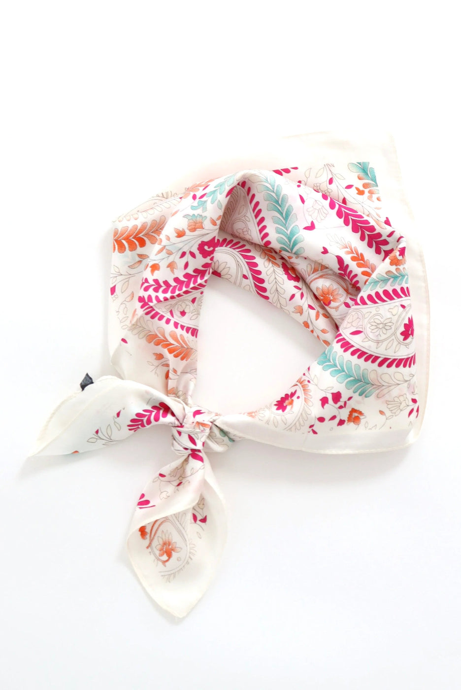 Angels Whisper Camile Patterned Bandana Scarf Pink
