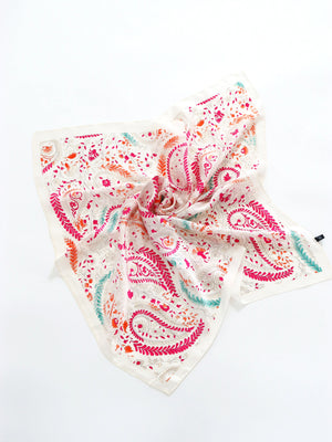 Angels Whisper Camile Patterned Bandana Scarf Pink