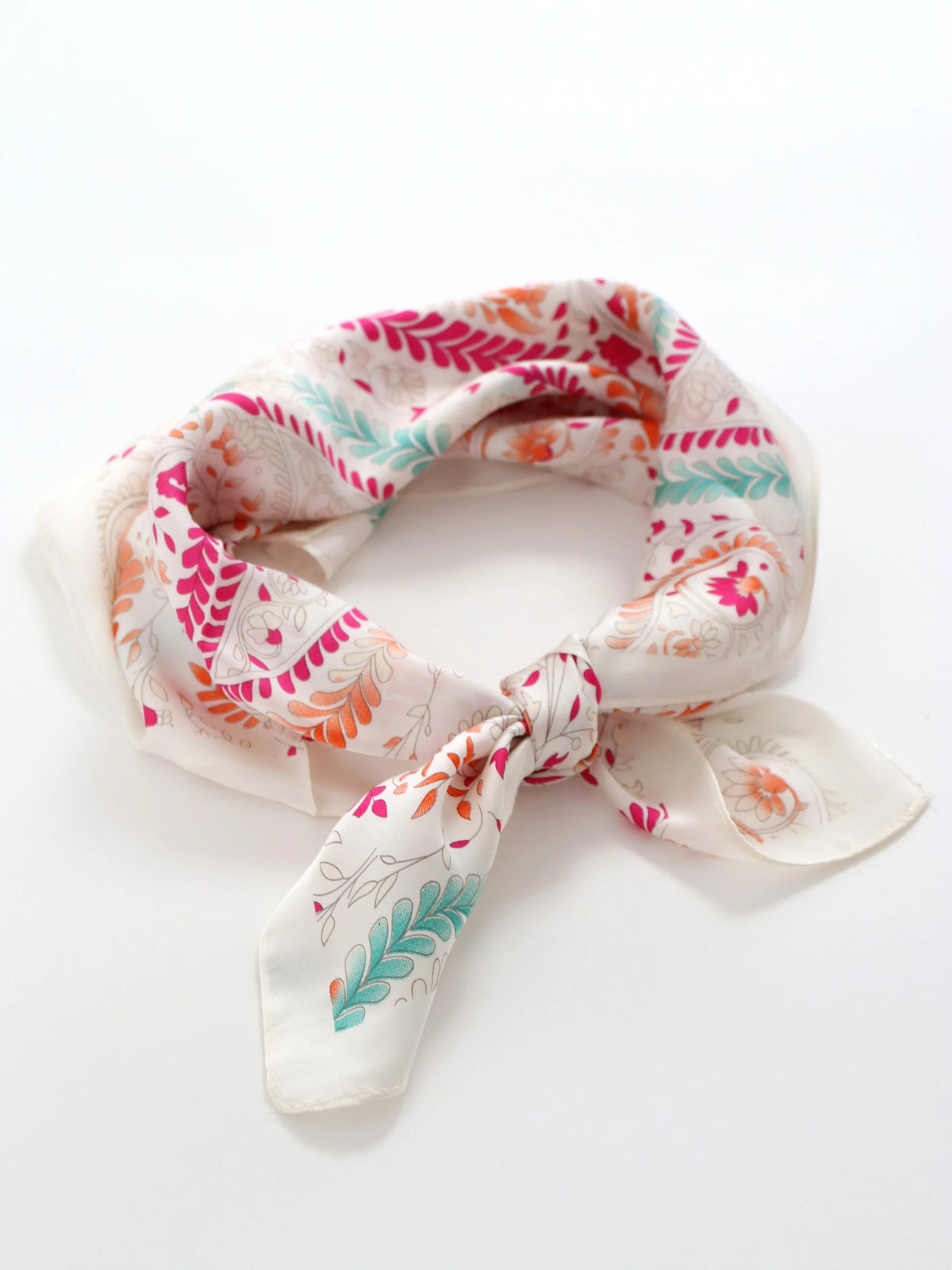 Angels Whisper Camile Patterned Bandana Scarf Pink