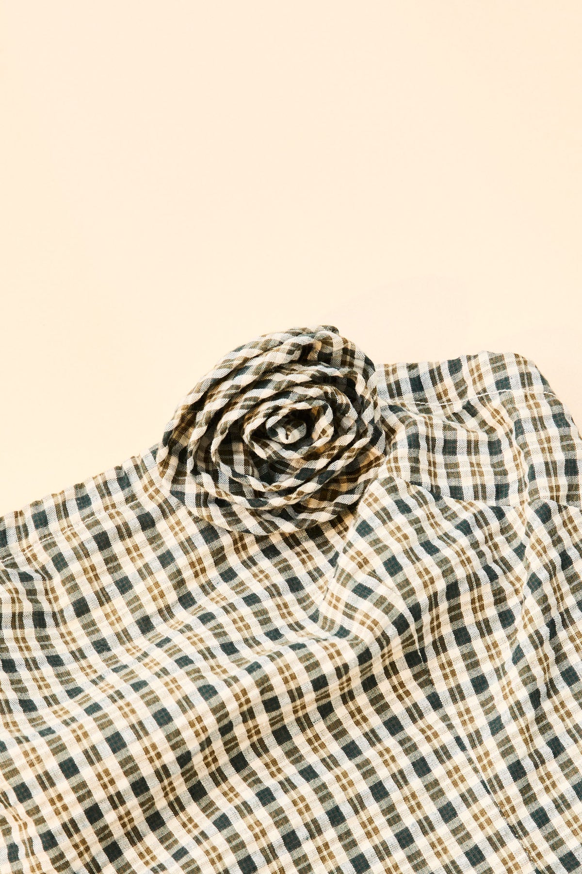 Rhythm Lottie Check Top Brown