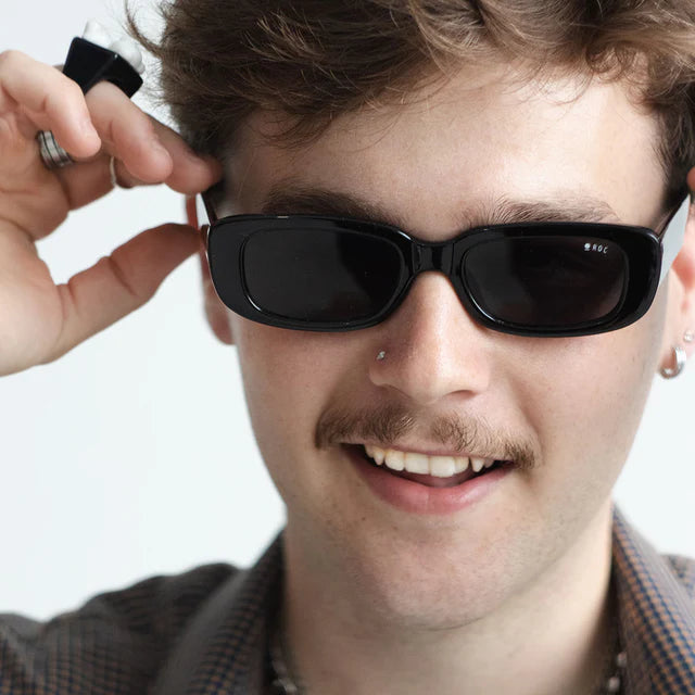 ROC Creeper Sunglasses Black Smoke Black Frame 100% UV protection Cat 3