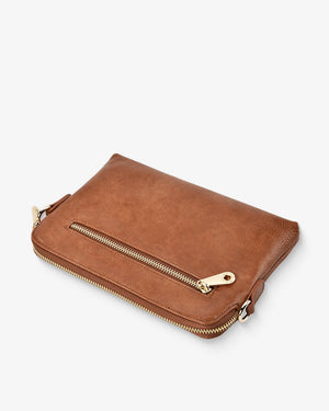 Elms + King Bowery Wallet Tan Pebble