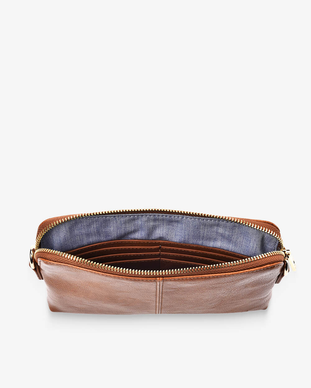 Elms + King Bowery Wallet Tan Pebble