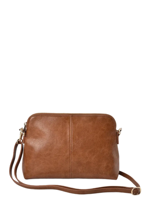 Elms + Kings LRG Burbank Xbody Tan Pebble