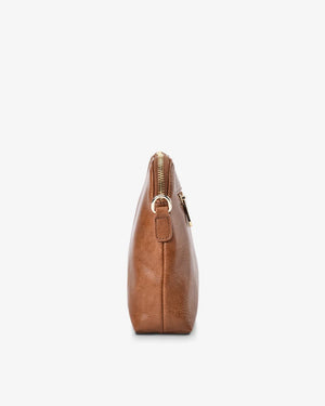 Elms + Kings LRG Burbank Xbody Tan Pebble