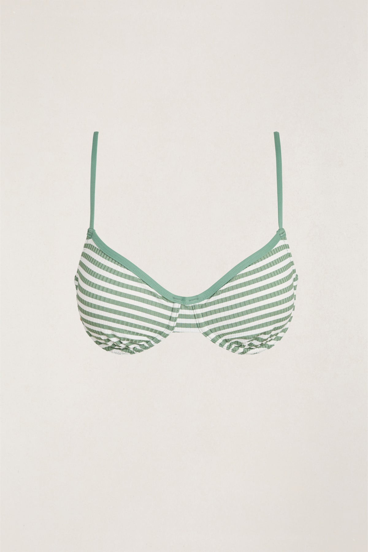 Rhythm Harbor Stripe rib Underwire Top Olive