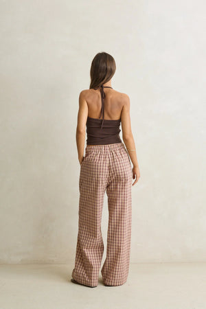 Rhythm Sienna Halter Top Chocolate