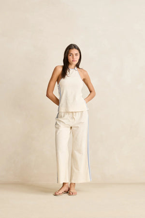Rhythm Tinker Stripe Pant Cream