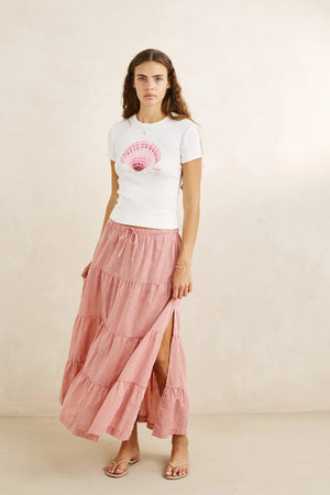 Rhythm Scallop Shell Everyday T-Shirt Vintage White