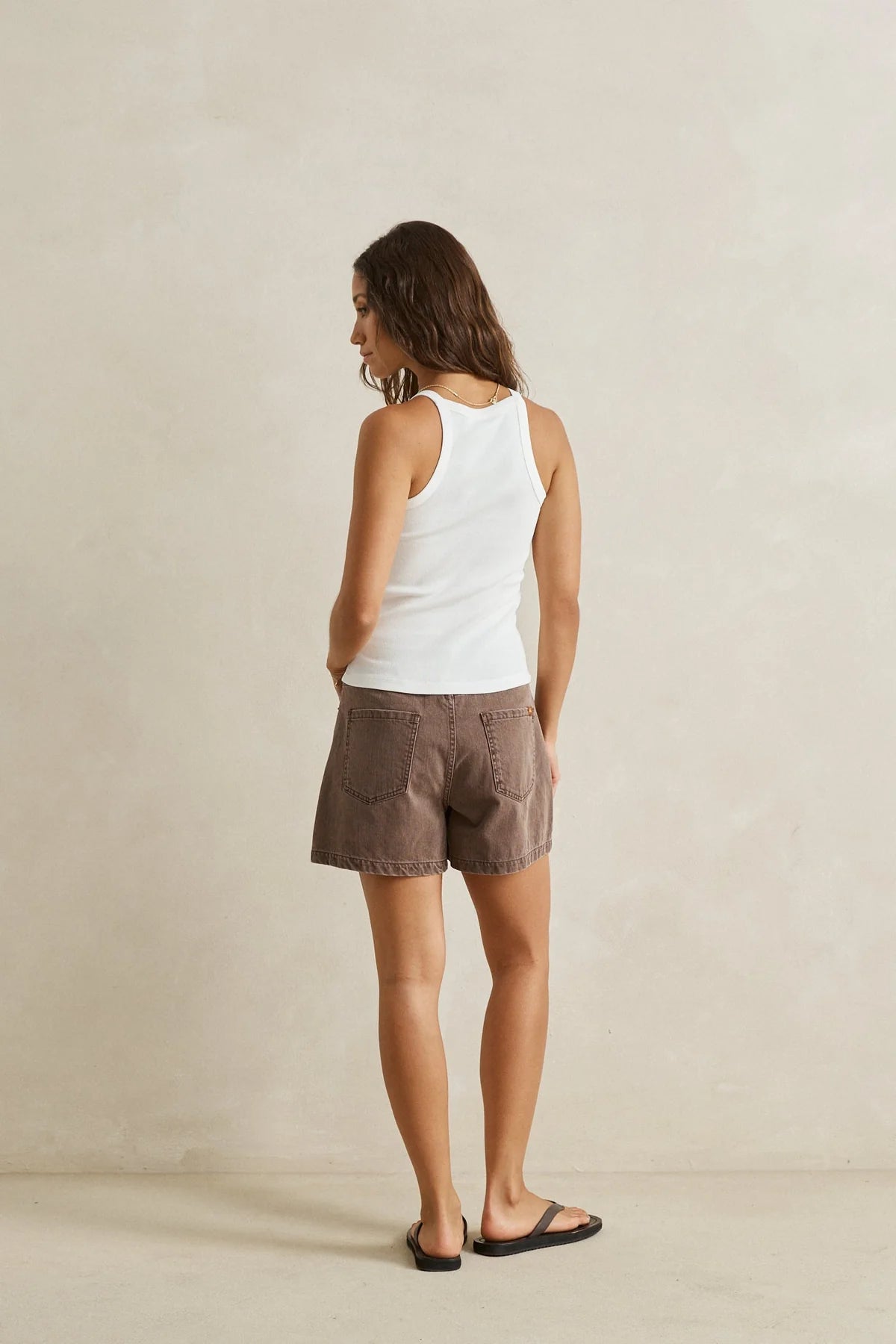 Rhythm Staple Denim Short Chocolate