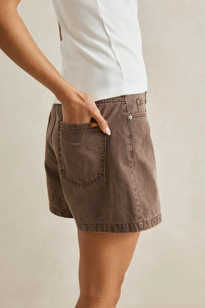 Rhythm Staple Denim Short Chocolate