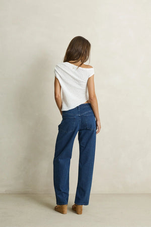 Rhythm Maya Lace Asymmetric Top White