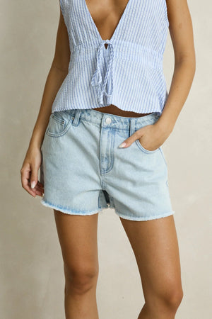 Rhythm Wanderer Denim Short Light Wash
