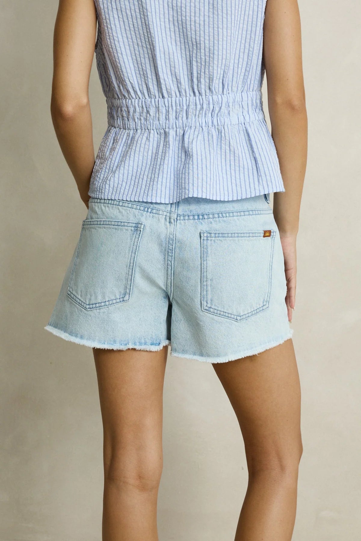 Rhythm Wanderer Denim Short Light Wash