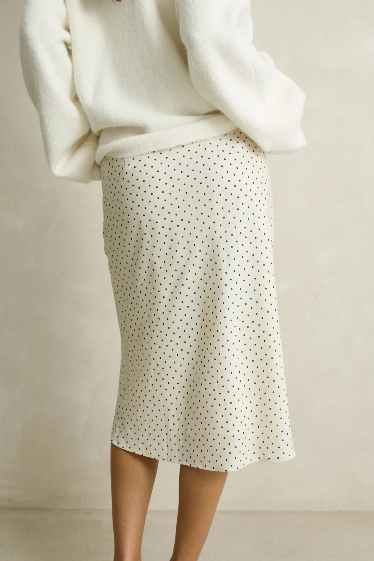Rhythm Maisy Midi Skirt Cream