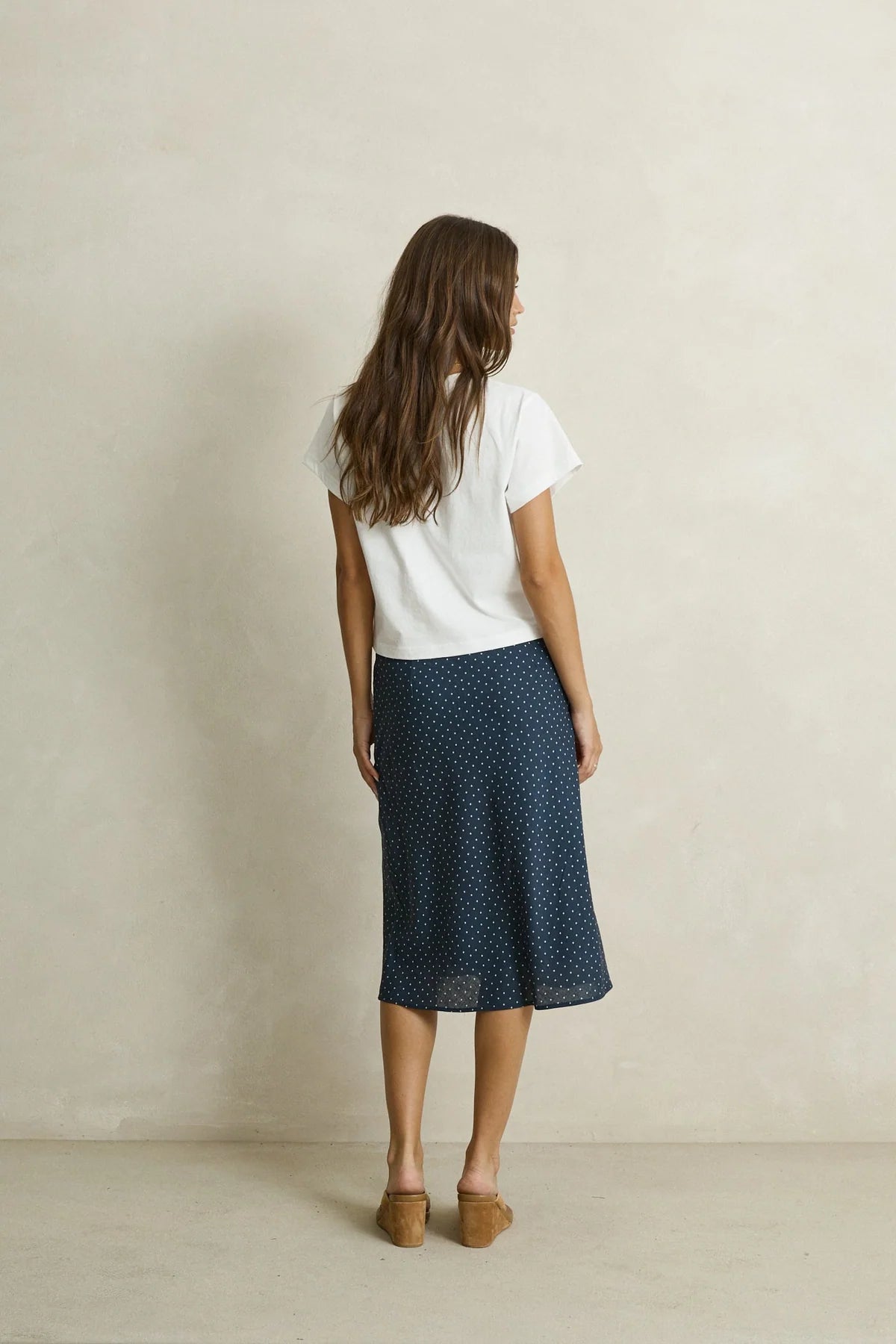 Rhythm Maisy Midi Skirt Blue