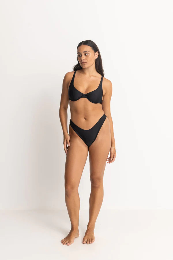 Rhythm Classic Hi Cut Pant Black