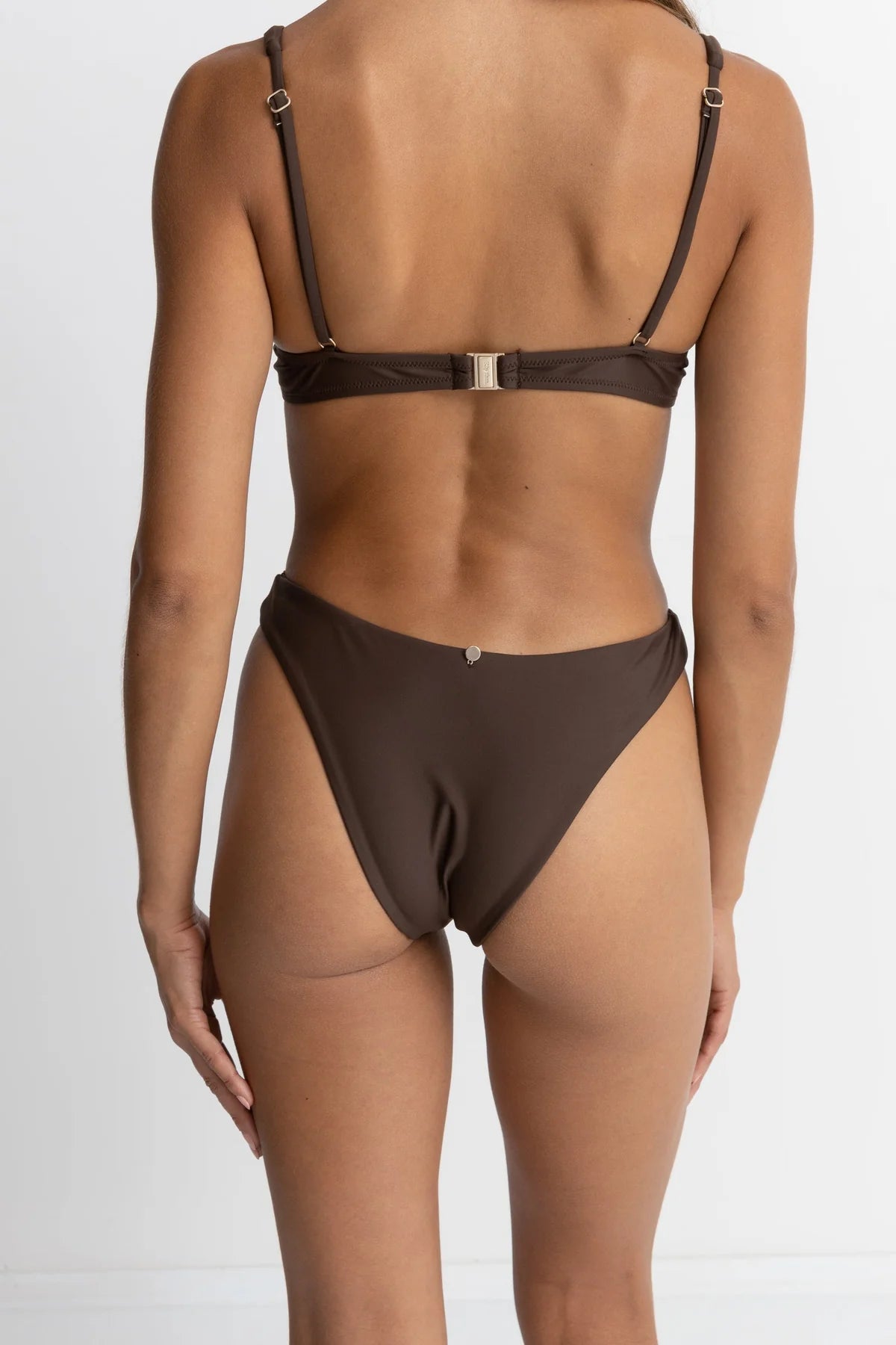 Rhythm Classic Hi Cut Pant Chocolate