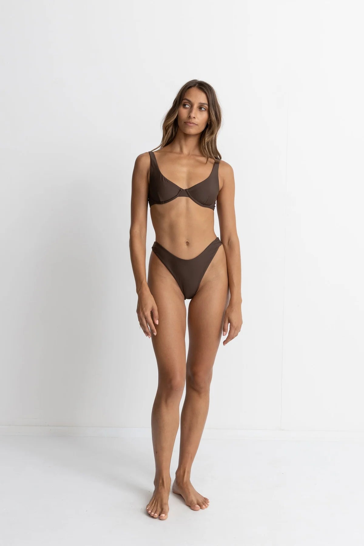 Rhythm Classic Underwire Top Chocolate