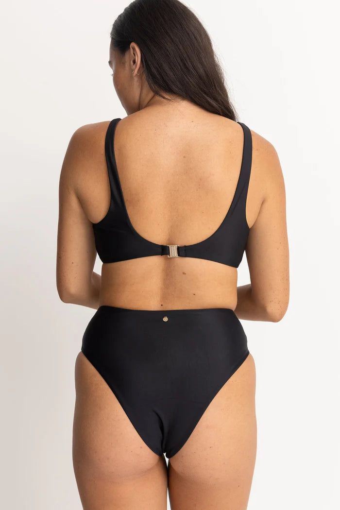 Rhythm Classic Crop Top Black