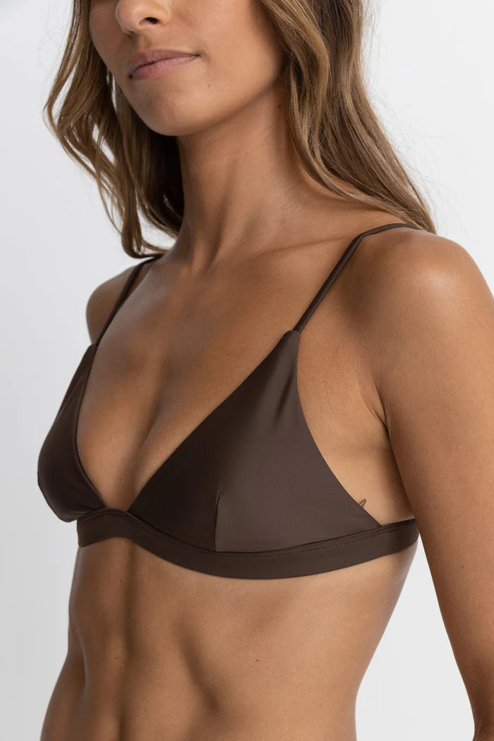 Rhythm Classic Bralette top Chocolate