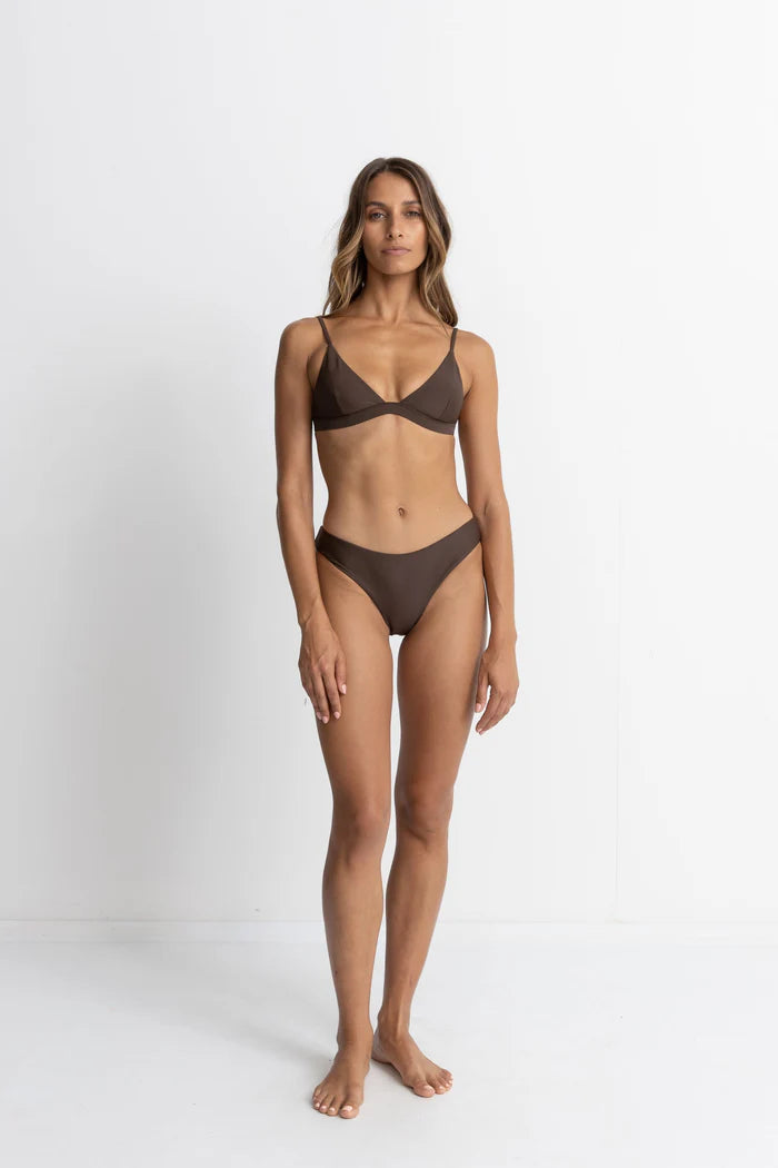 Rhythm Classic Bralette top Chocolate