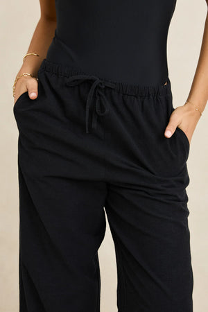 Rhythm Classic Drawstring Pant Black
