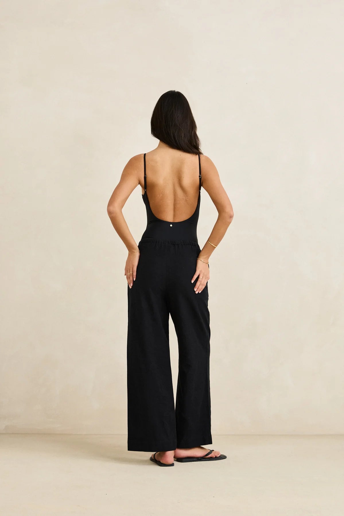 Rhythm Classic Drawstring Pant Black