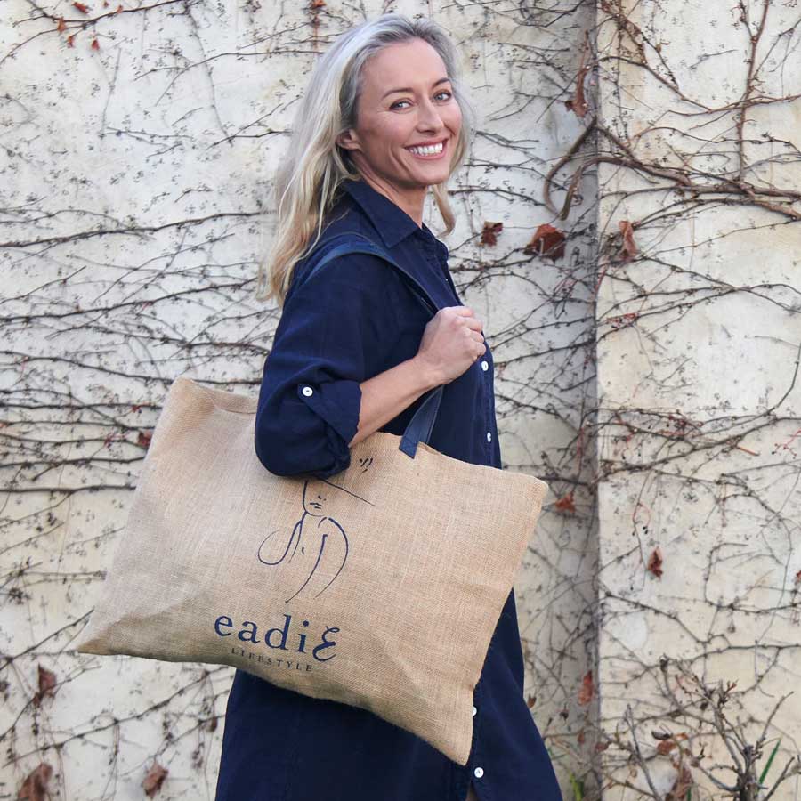 Eadie Jute Carry Bag