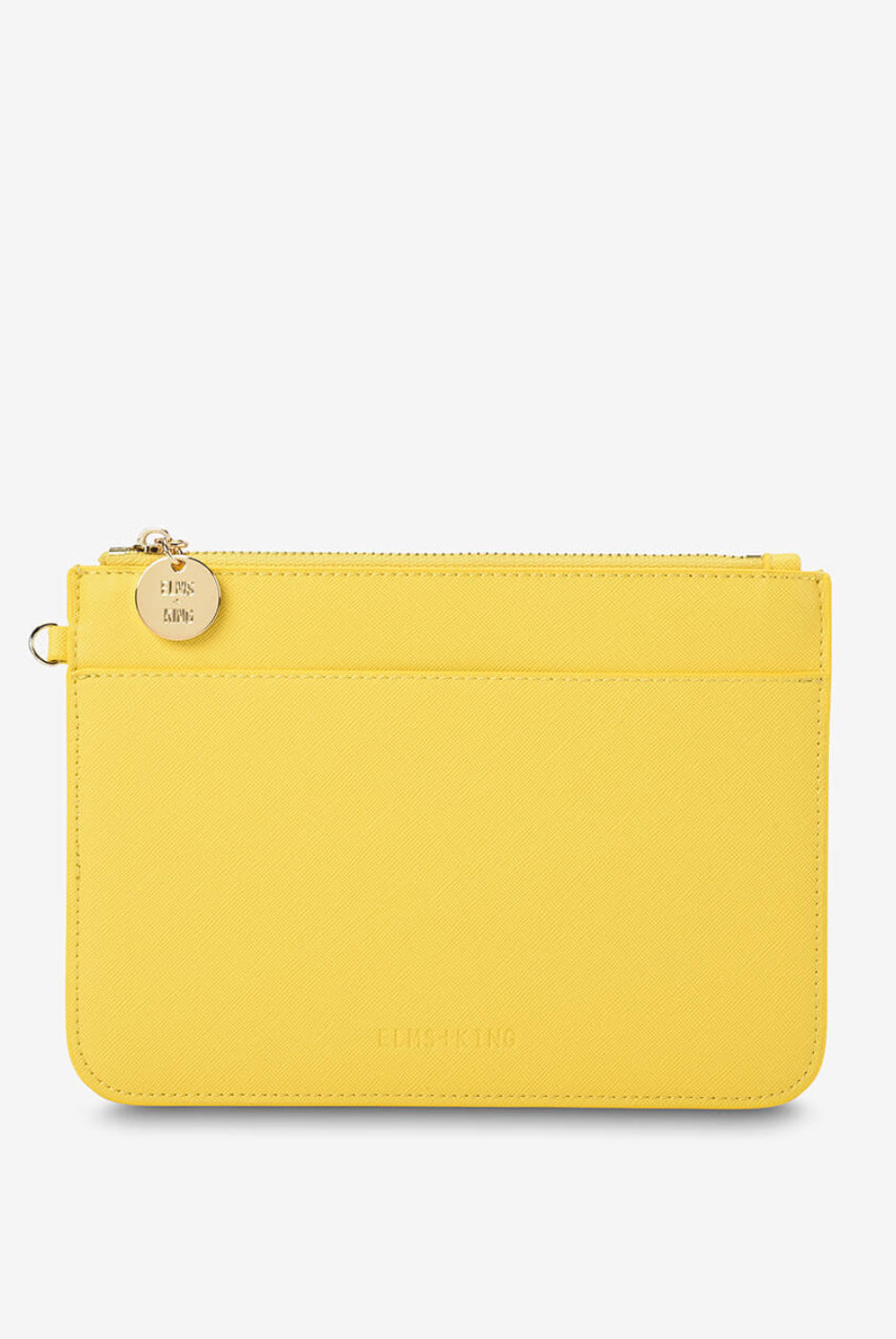 Elms + King Flat Pouch Lemon