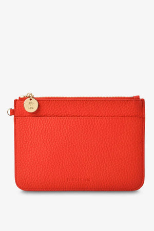 Elms + King Flat Pouch Poppy