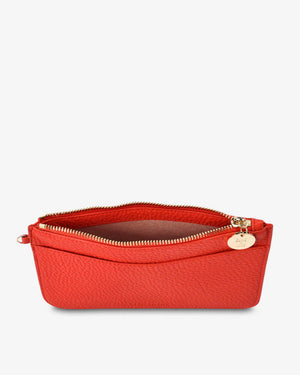 Elms + King Flat Pouch Poppy