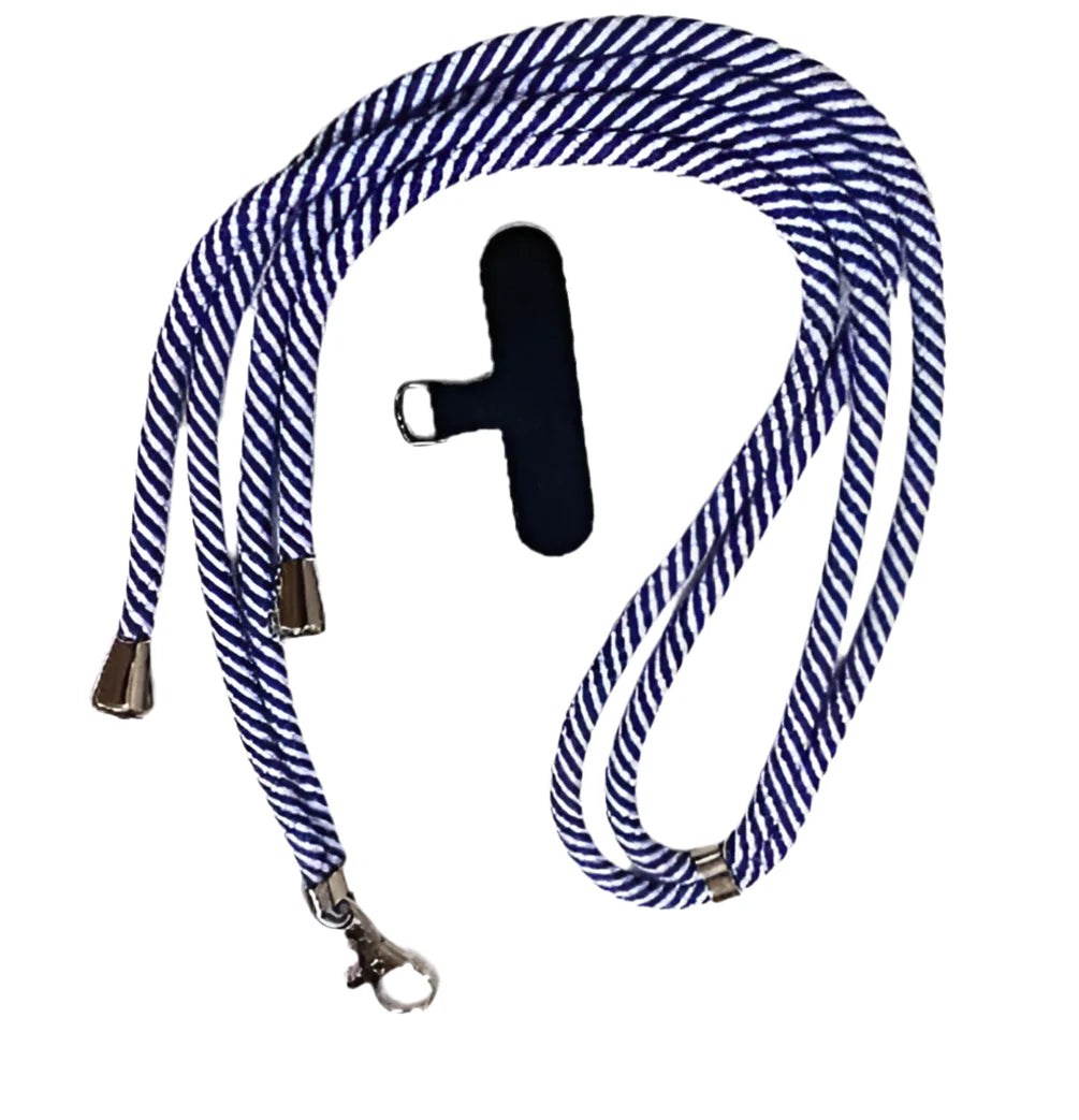 Salty Safari Cross Body Cord Phone Strap Nautical