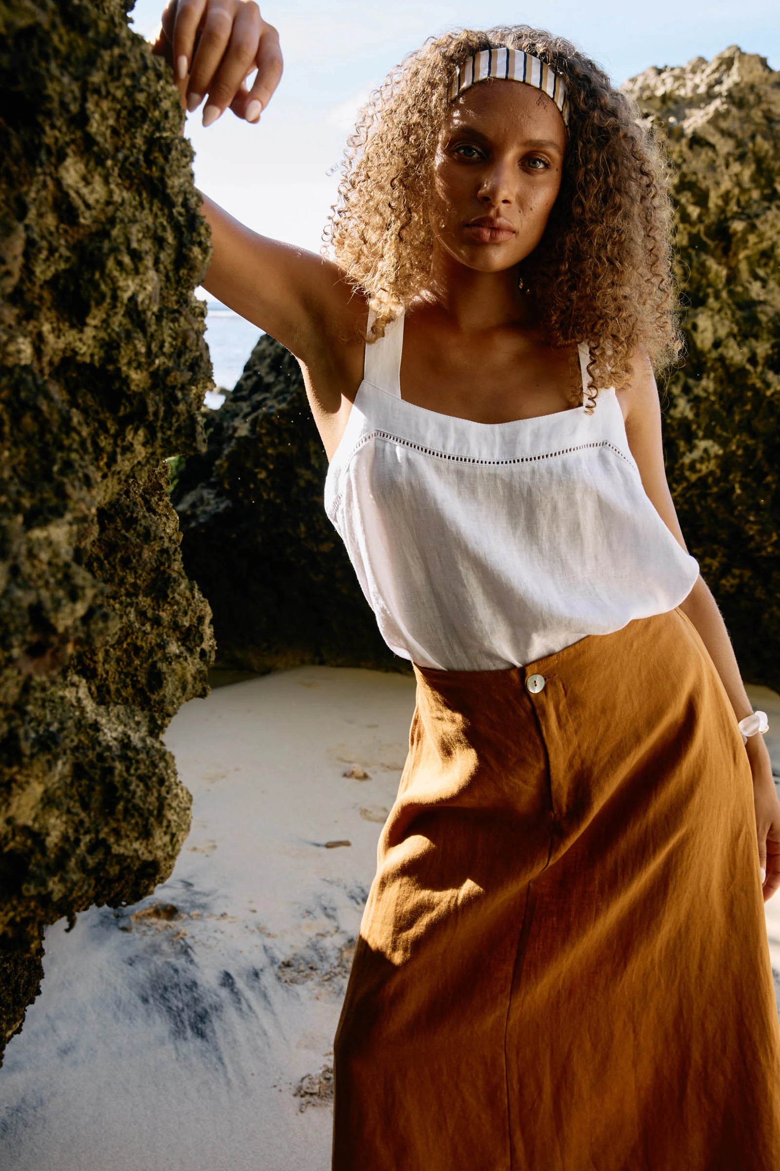 Eb & Ive Miramar Tank White