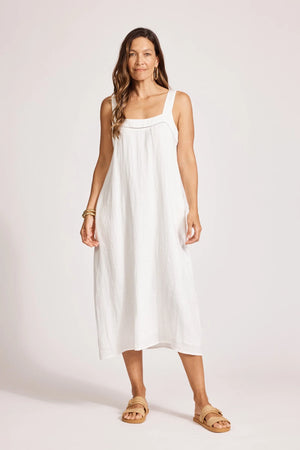 Eb & Ive Miramar Tank Maxi Dress White