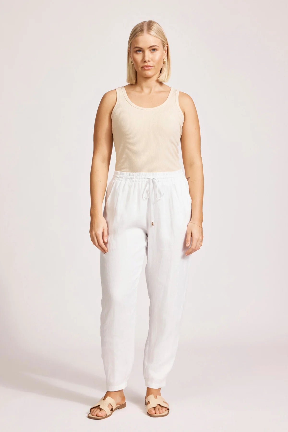 Eb & Ive Miramar Pant White