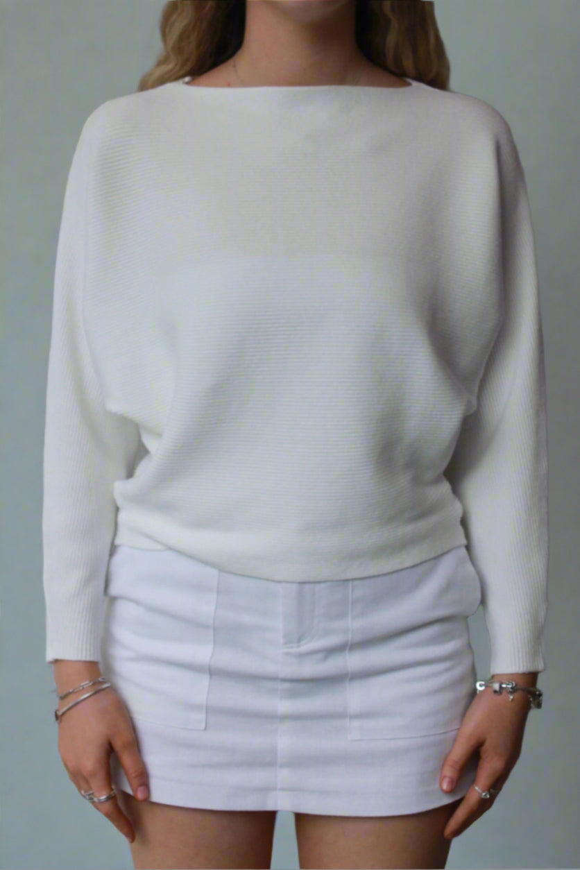 House Of Sienna Bright Side Knit White