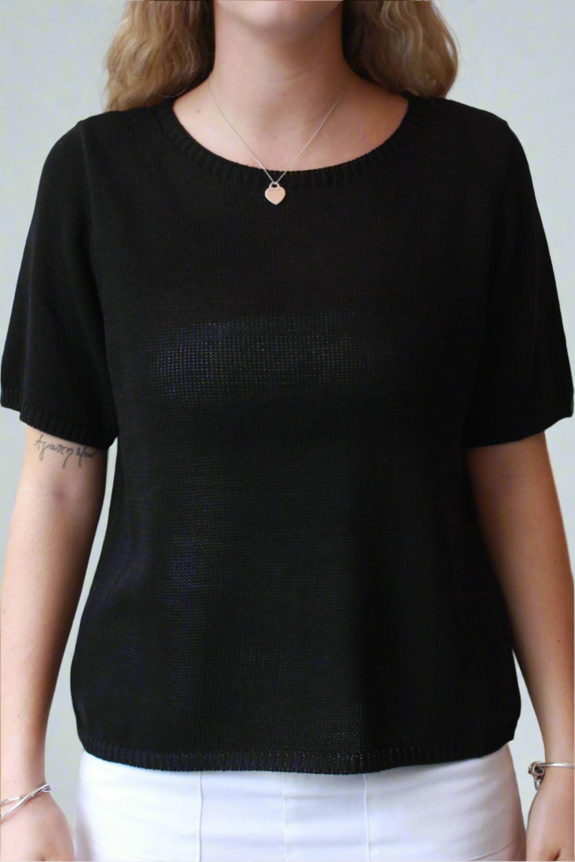 Little Lies Summer Tee Black