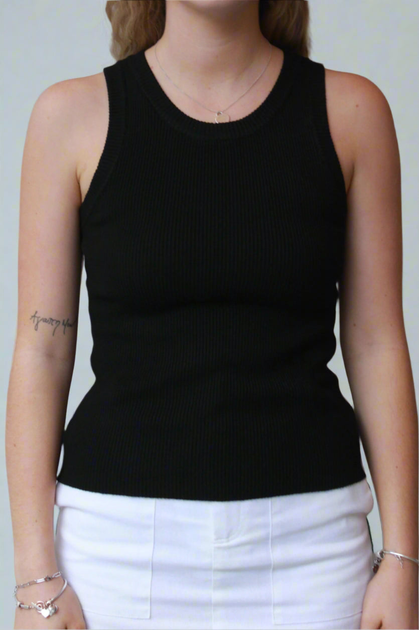 Little Lies Eva Tank Top Black