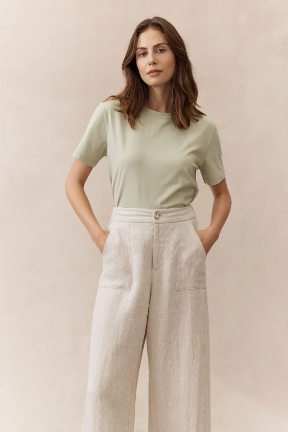 Little Lies Jude Linen Pants Natural