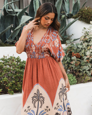 Label of Love Palm Oasis Midi Dress