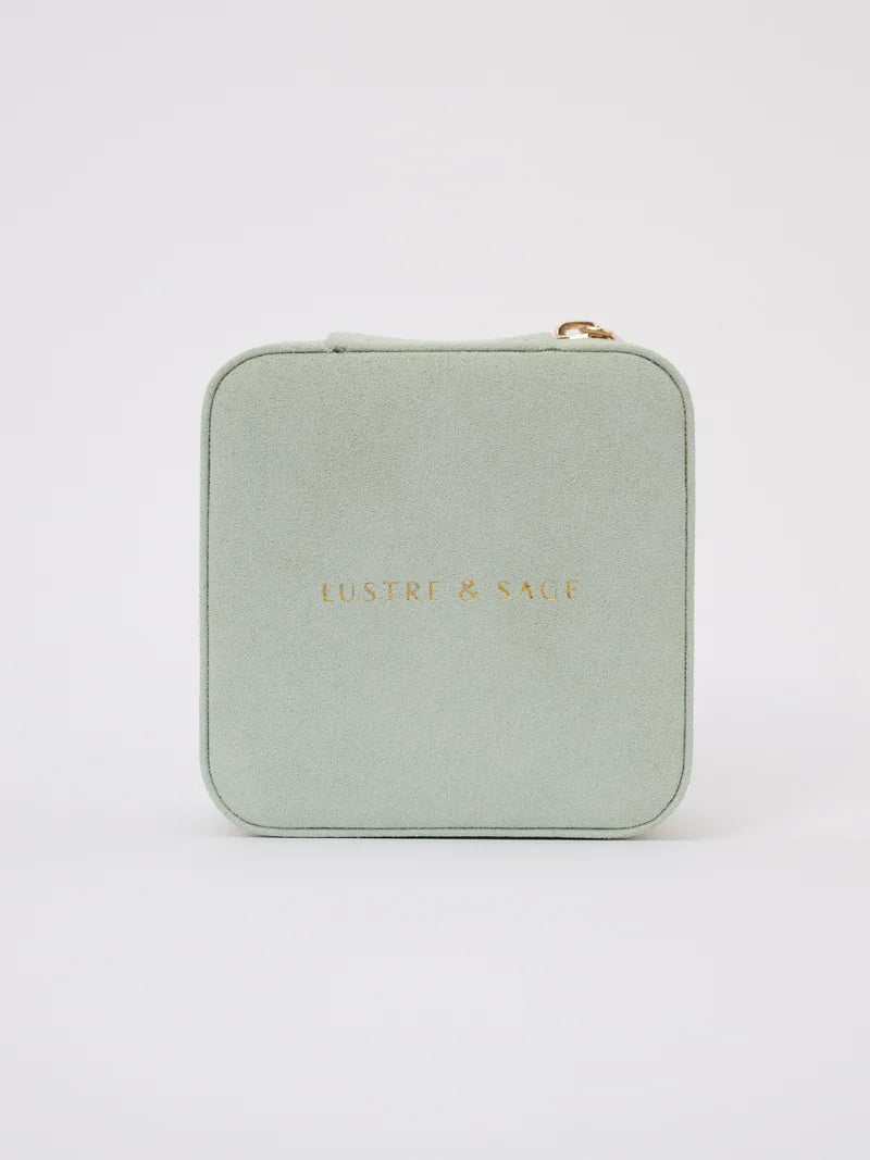 Lustre & Sage Travel Jewellery Box