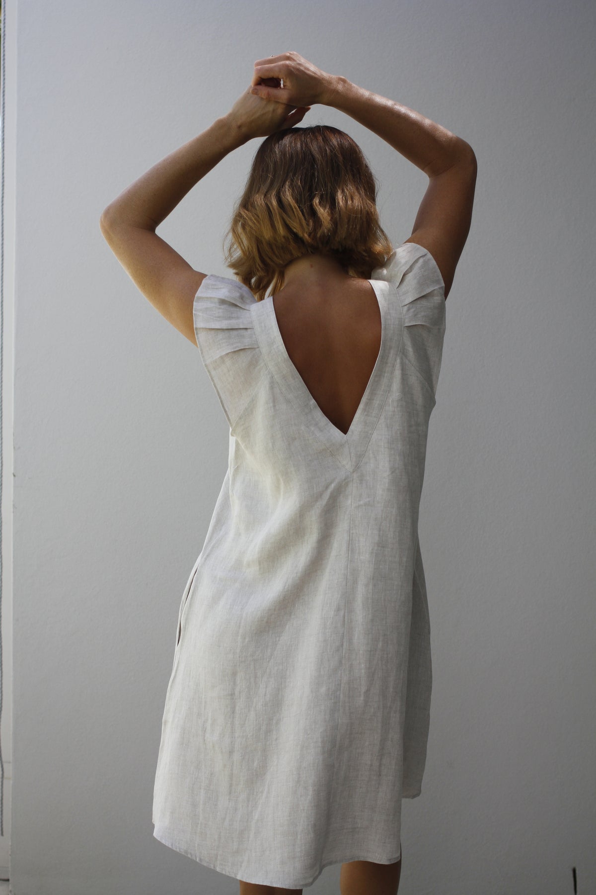 Eb & Ive Nala Short Dress Tusk