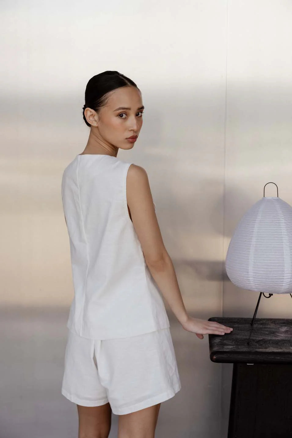 Bisk The Label Mimi Shorts White