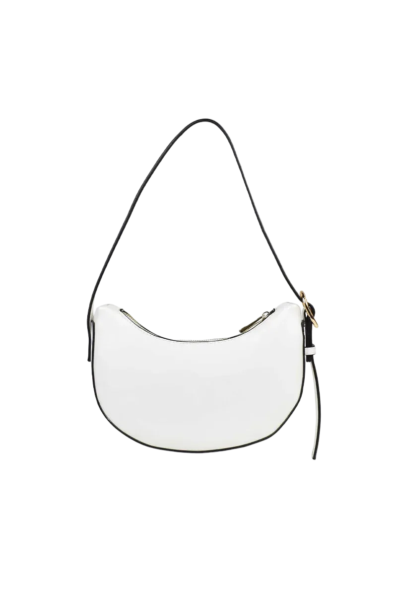 Peta + Jain Goldie Eyelet Shoulder Bag White/Gold