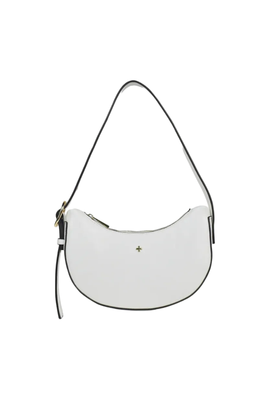 Peta + Jain Goldie Eyelet Shoulder Bag White/Gold
